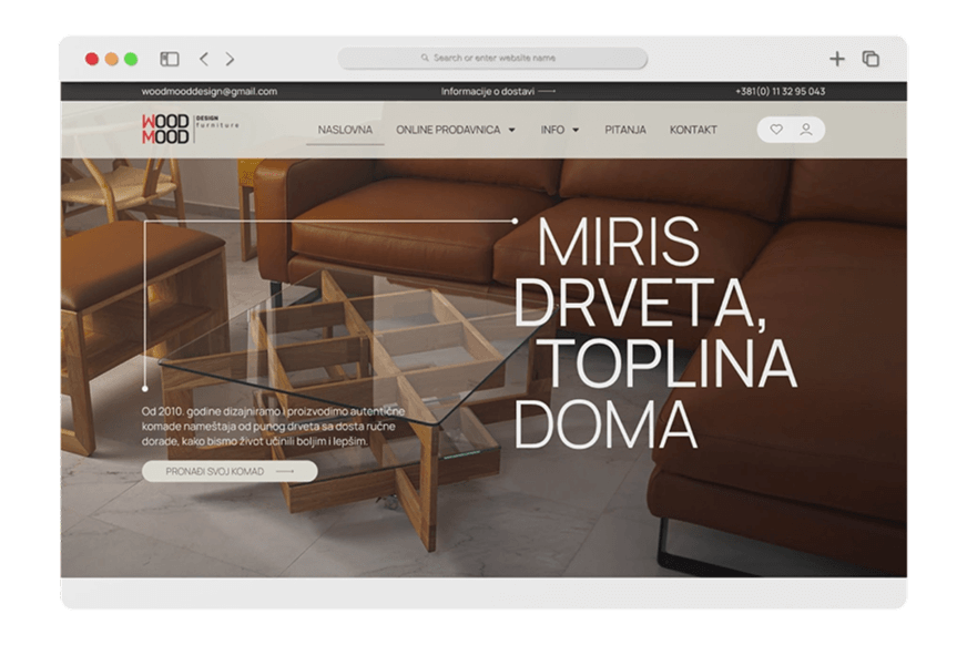 Wood Mood Design mockup