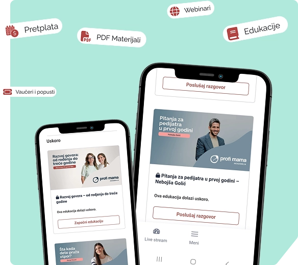 Online platforma za prodaju kurseva — prikaz na telefonu i laptopu
