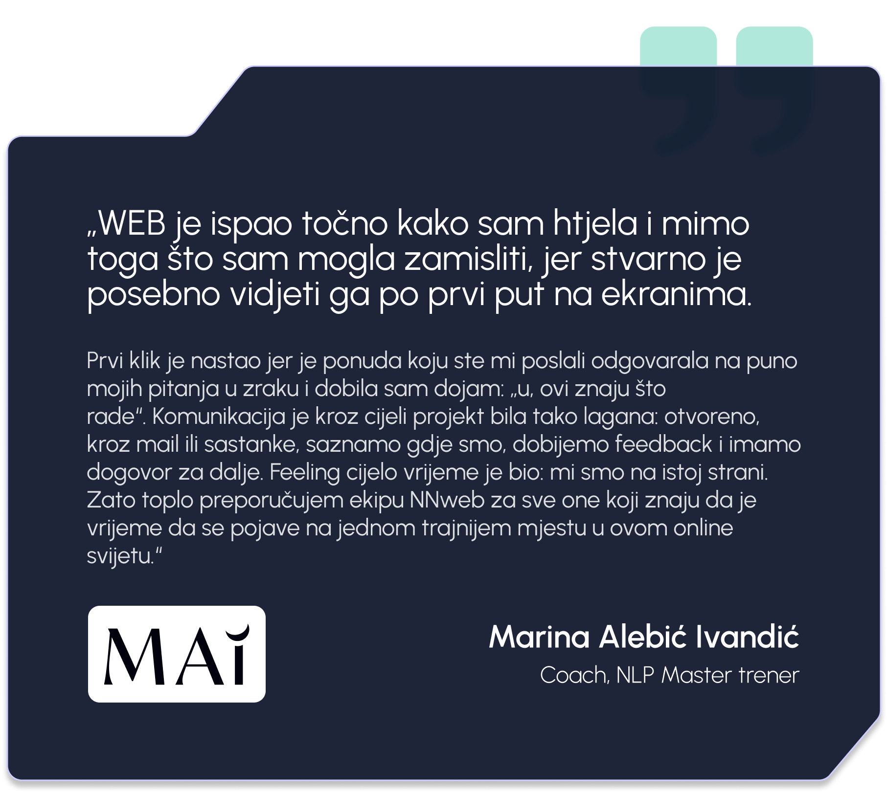 Marina Alebić Ivandić recenzija