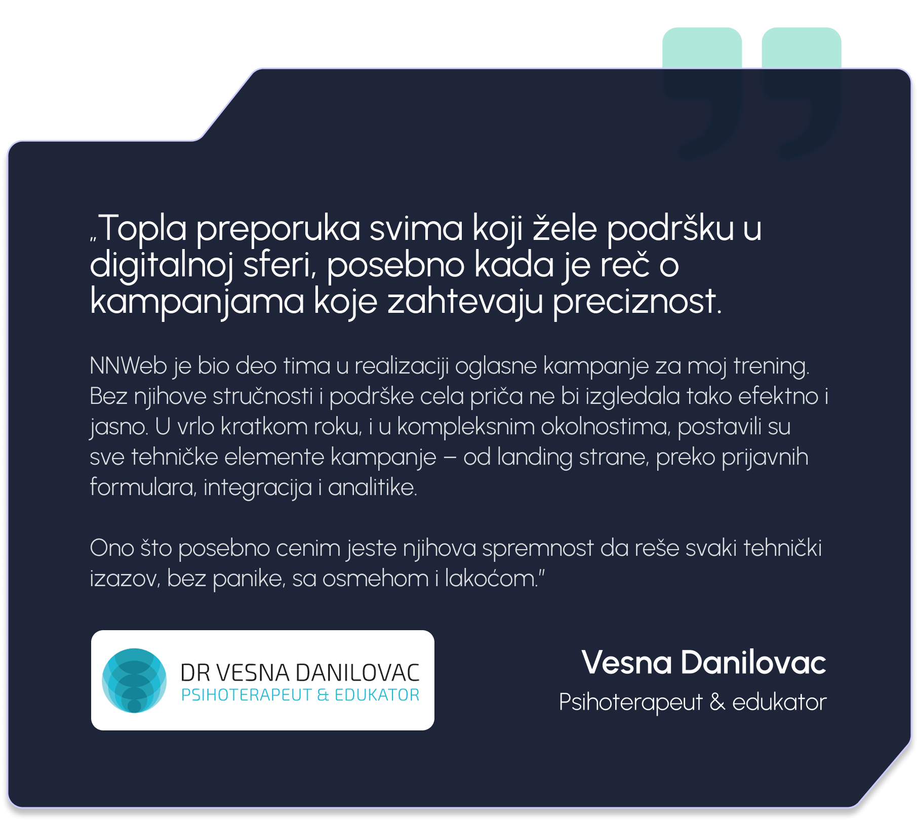 Vesna Danilovac recenzija