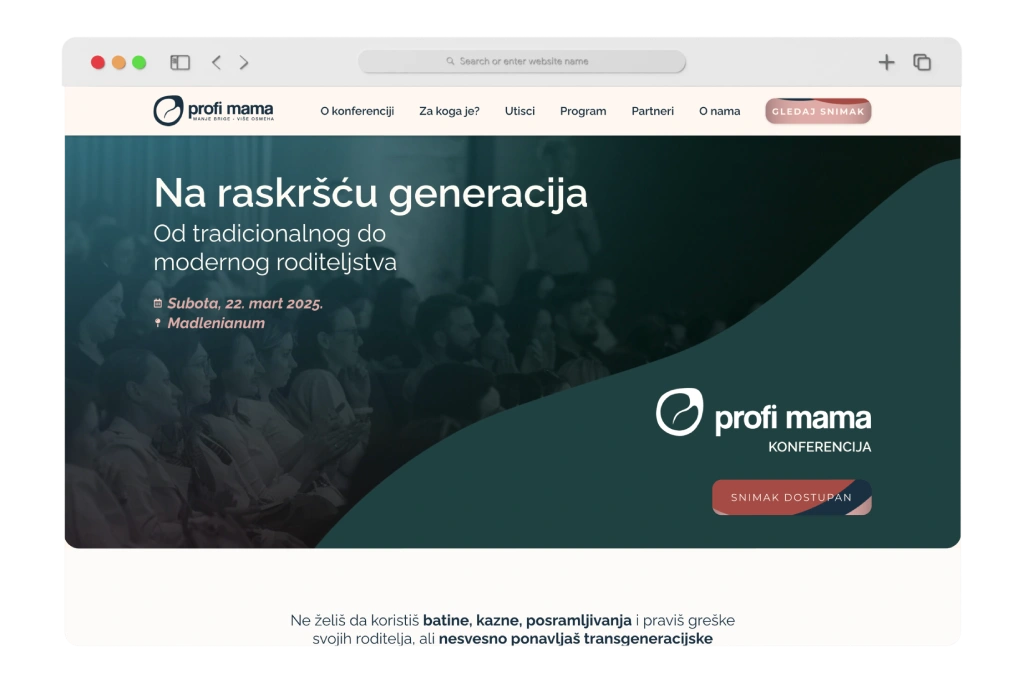 Mockups nnweb profi mama konf 2025