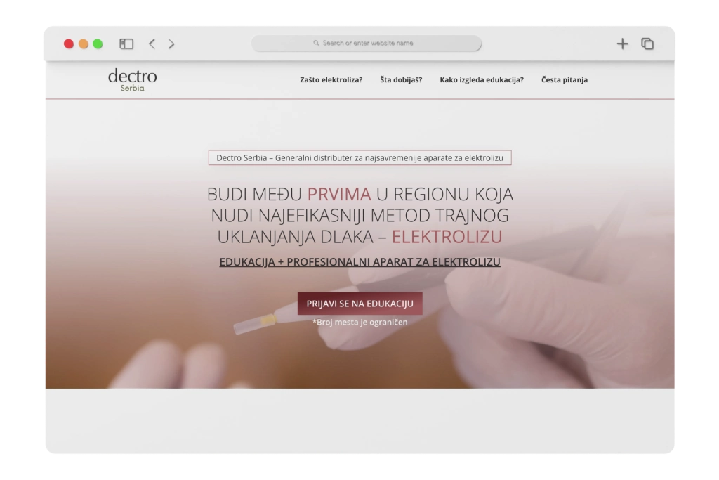 Dectro srbija nnweb mockup